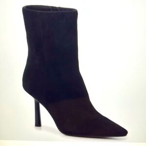 Steve Madden Vakay Black Suede Booties Size 9.5 Medium